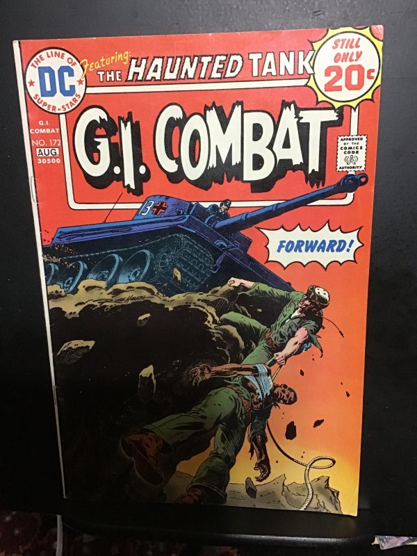 G.I. Combat #172 (1974) high-grade Haunted Tank key! VF/NM Wow