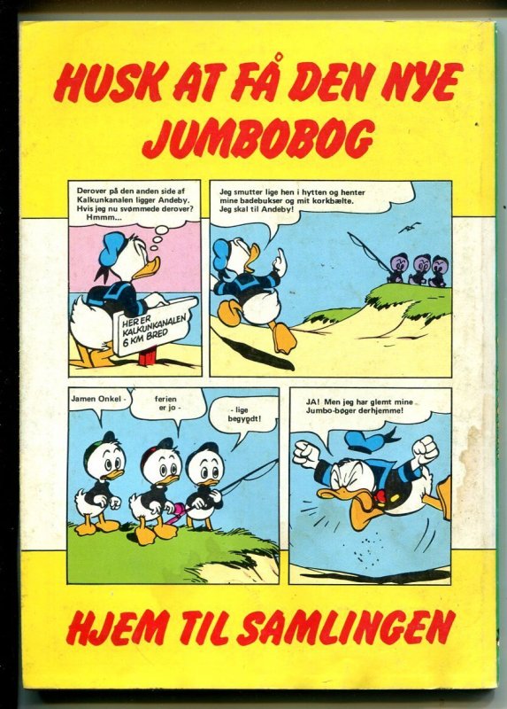 Onkel Joakim #8 1986-Disney-Danish-Uncle Scrooge-Carl Barks-Mickey Mouse-VG