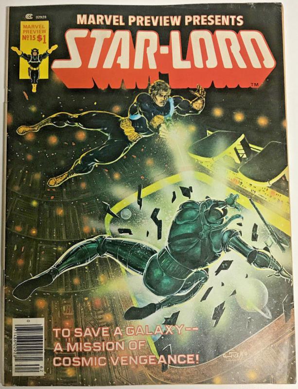 MARVEL PREVIEW#15 FN 1978 STAR-LORD MARVEL BRONZE AGE MAGAZINE