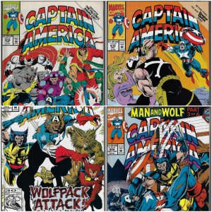 Captain America #404,406,410,412 (Marvel, 1992-93) - Four Issues