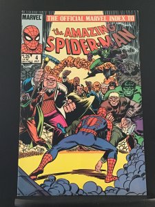 The Official Marvel Index to the Amazing Spider-Man #4 (1985)