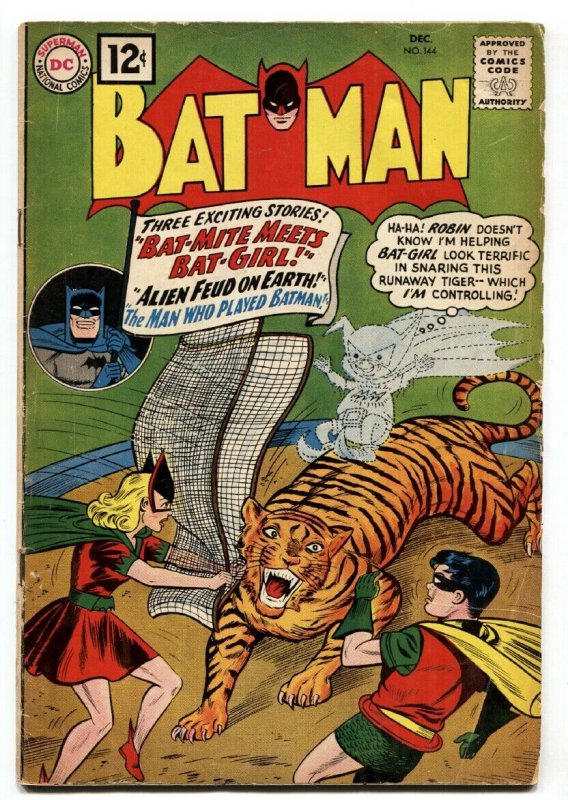 Batman #144 Joker appears 1961-DC-Bat-Girl issue-comic book