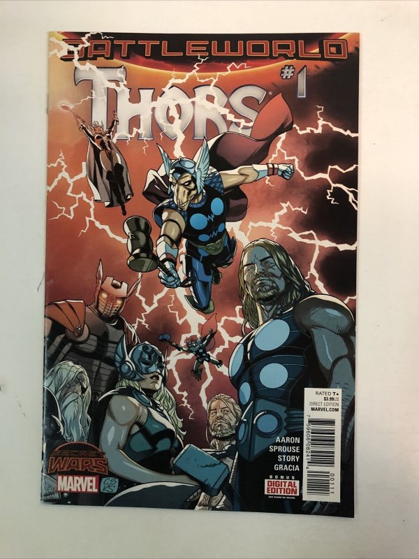 Secret Wars Battleworld Thors (2015) Complete Set # 1-4 (VF/NM) Marvel Comics