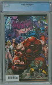 Children of the Atom #1 Hidden Gem Variant Cover! CGC 9.8!