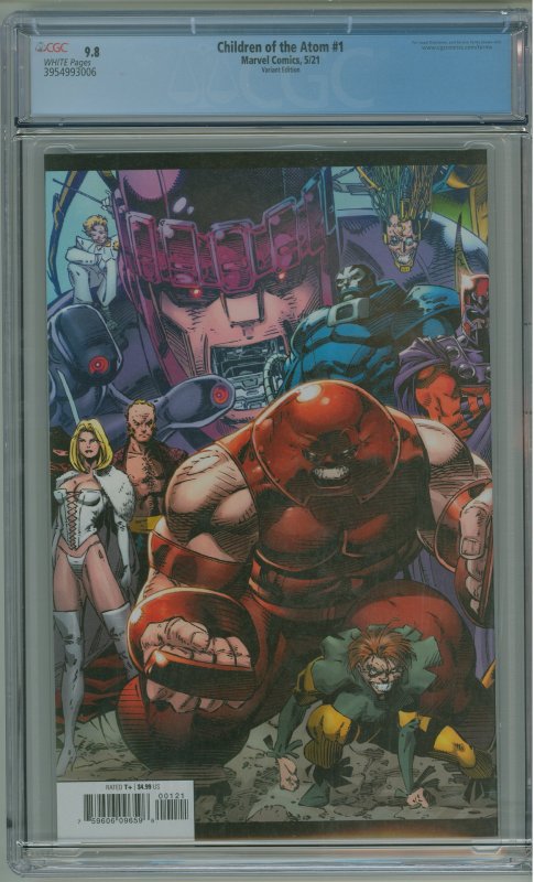 Children of the Atom #1 Hidden Gem Variant Cover! CGC 9.8!