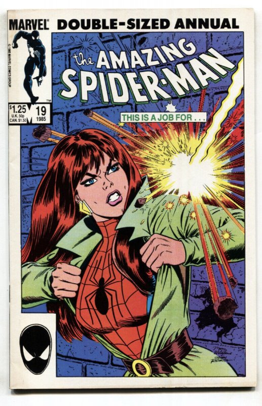 AMAZING SPIDER-MAN ANNUAL #19--1985--MARVEL--comic book--NM-