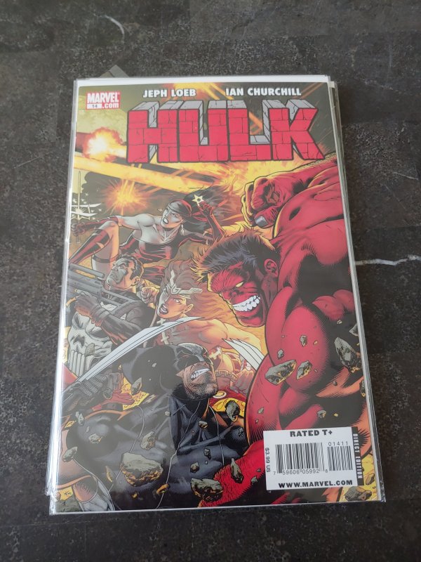 Hulk #14 Loeb Key 1st Red X-Force Wolverine Deadpool X-23 Punisher 1st Print