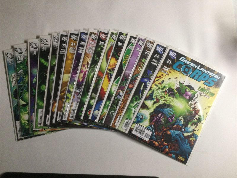 Green Lantern Corps 1-32 47-63 Lot Run Near mint Recharge 1-5 Dc Comics 