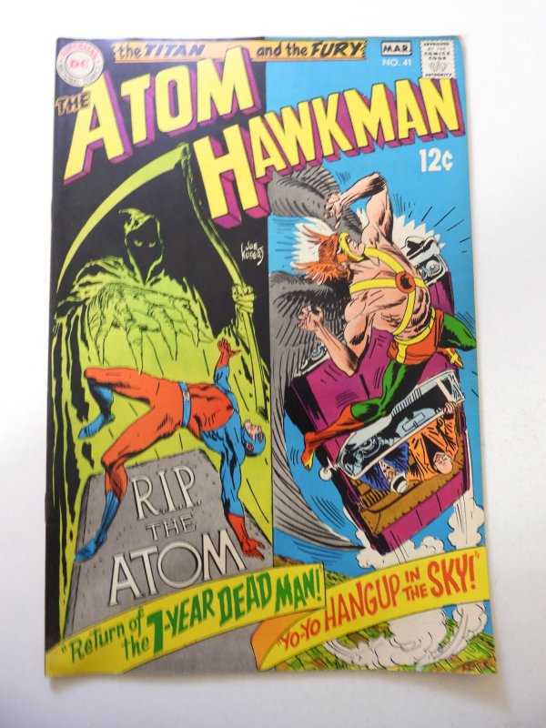Atom and Hawkman #41 (1969) FN+ Condition