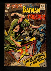 Brave And The Bold #80 Batman The Creeper Neal Adams Cover!