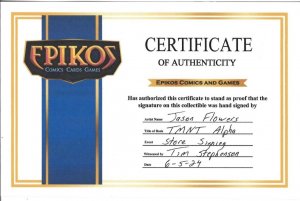 TMNT Alpha 2024 Signed Jason Flowers SCC Exclusive IDW EB205