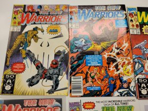 5 New Warriors Marvel Comic Books #7 8 9 10 11 14 TJ3