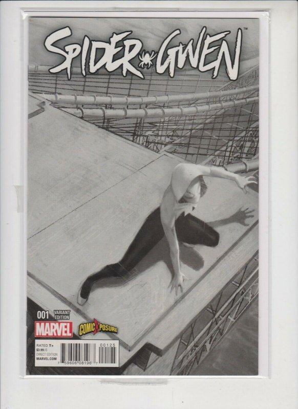 SPIDER GWEN 001 2015 MARVEL COMIC XPOSURE EDITION / NM