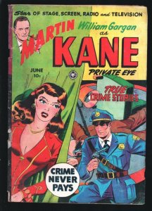 Martin Kane Private Eye #1 1950-Fox1st issue-Wally Wood cover & story art-Ear...