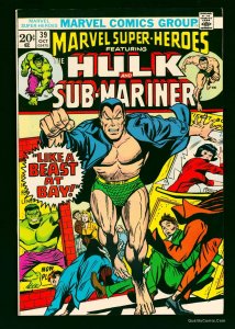 Marvel Super-heroes #39 VF/NM 9.0 White