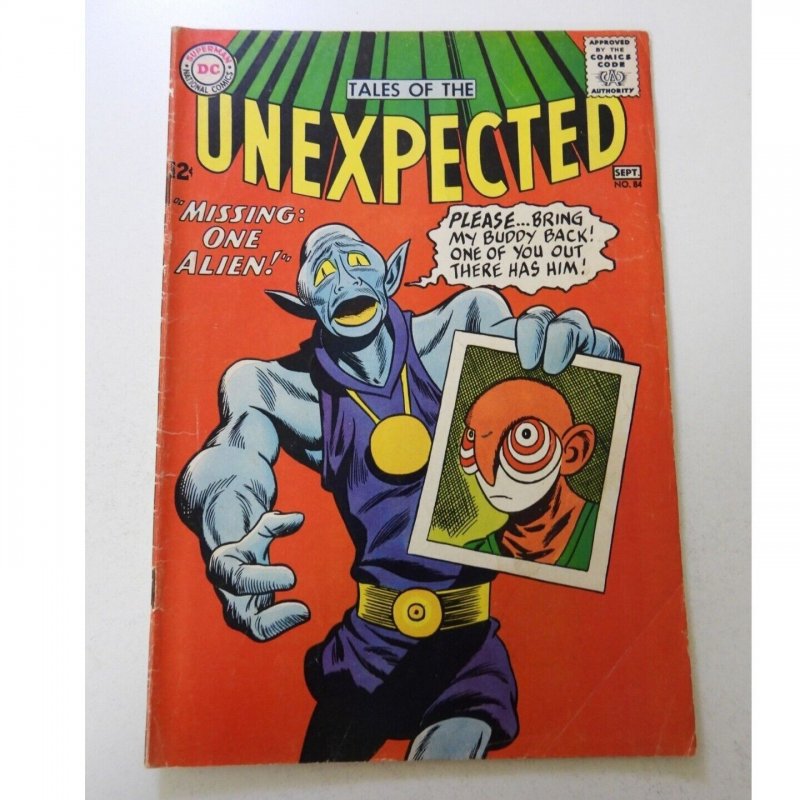 TALES of the UNEXPECTED #84 VG+ (DC 1964) 7 stories DICK DILLIN, SHELDON MOLDOFF