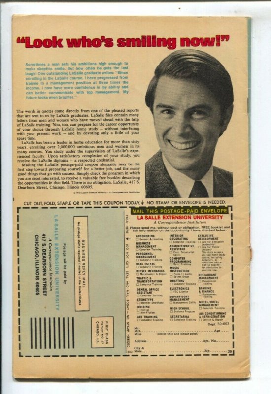 Love Diary #100 1976-Charlton-Donald Duck Disneyland panel-rare issue-VG