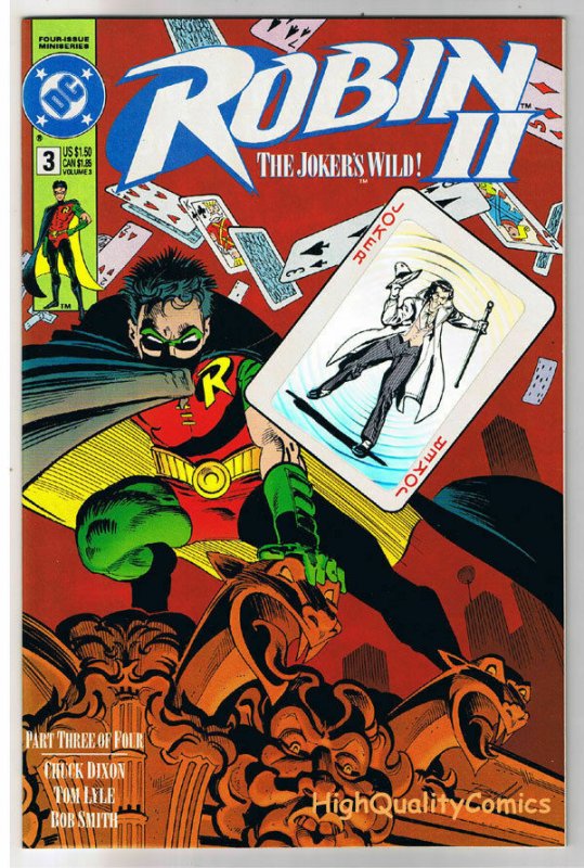 ROBIN #3, NM+, Joker's Wild, Chuck Dixon, 1991, more DC and Batman in store, b