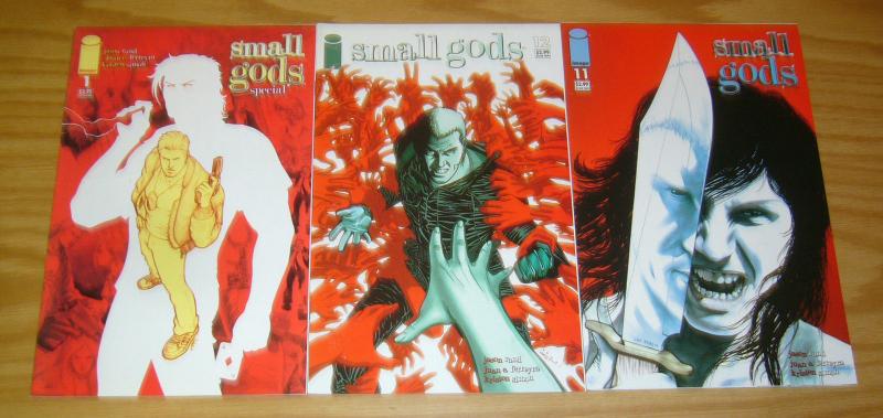 Small Gods #1-12 VF/NM complete series + special  society forces precogs to work