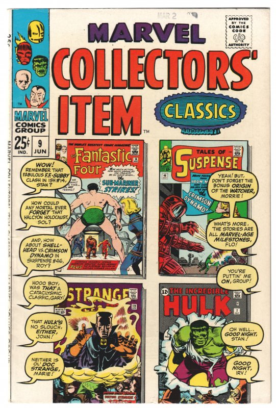 Marvel Collectors' Item Classics #9 (1967)