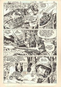 Sgt. Rock Annual #2 p.19 - Forest Gunfight - 1982 art by Dan Spiegle 