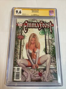 Emma Frost (2003) # 1 (CGC 9.6 SS) Signed Greg Horn * Marvel Comics