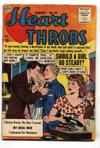 Heart Throbs #39 1956-Record Player cover-Golden-Age Romance comic book