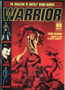 Warrior Magazine #8 1982- Marvelman- V For Vendetta- Alan Moore British VF