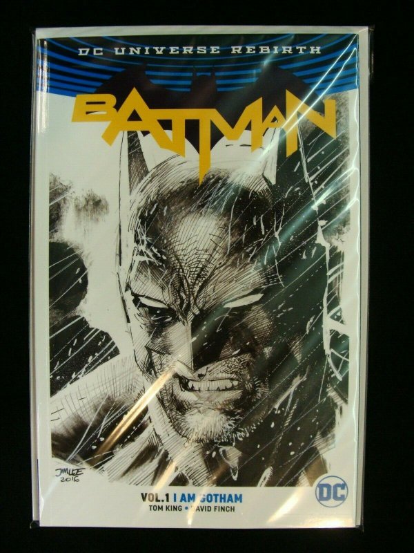 Batman Rebirth Vol 1 TPB I am Gotham One Per Store Jim Lee Sketch DC Comics