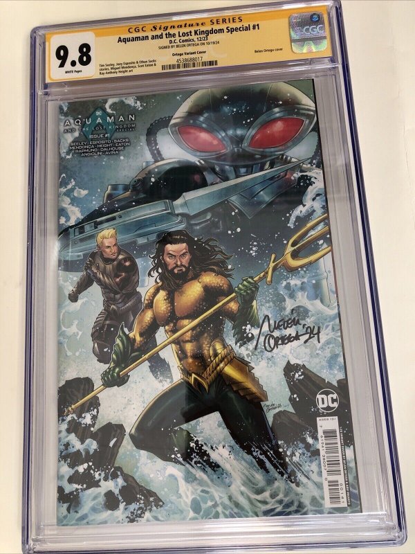 Aquaman and the Lost Kingdom Special (2023) # 1 (CGC 9.8) Signed Belen Ortega