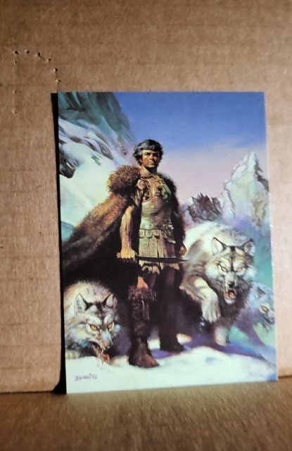 1991 Boris Vallejo Card #42 Lord of the Wolves