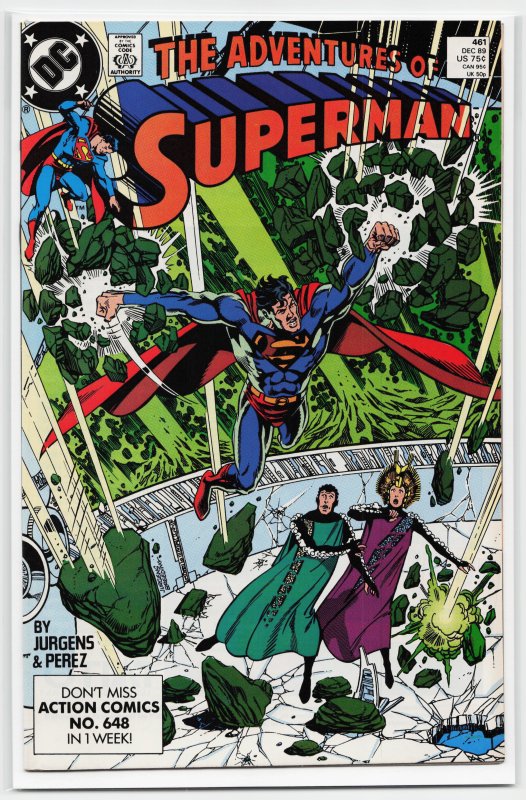 Adventures of Superman #461 (1989) Superman