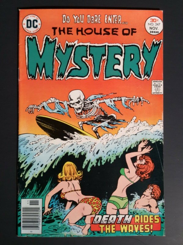 House of Mystery #247  Surfer Skeleton  Bronze Age Comic