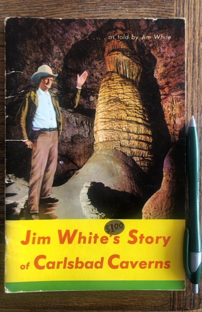 Jim White’s story of Carlsbad caverns, top staple popped