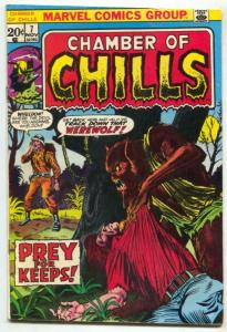 Chamber Of Chills #7 1973- Marvel Horror-Werewolf FN-