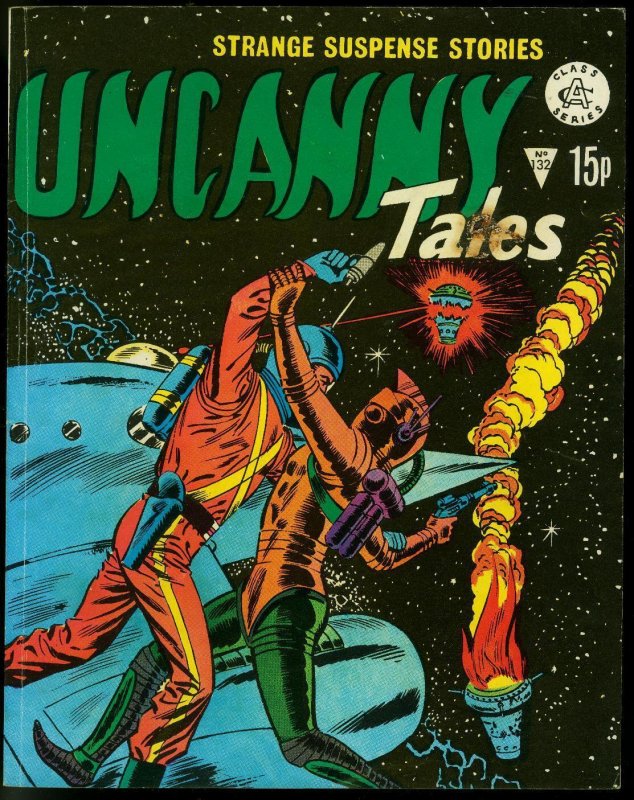 Uncanny Tales #132- Sci-fi and Mystery British Marvel/Atlas Comic VG-