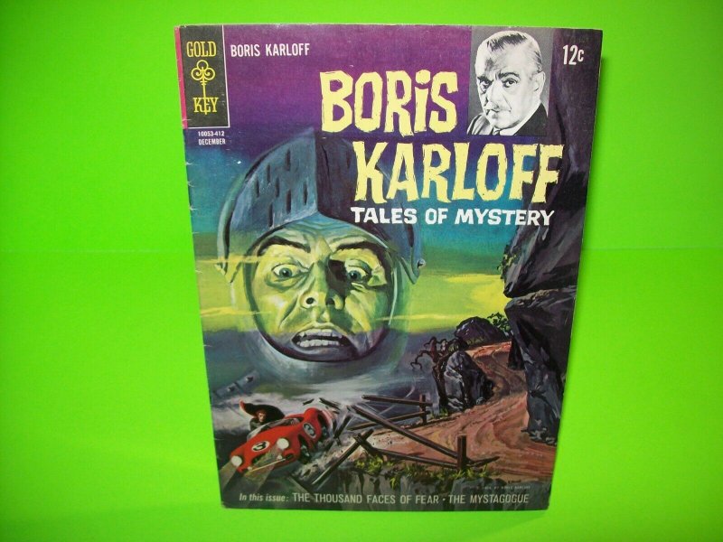 Boris Karloff Tales Of Mystery Comic Gold Key Faces Of Fear Dec 1964 Issue 8 