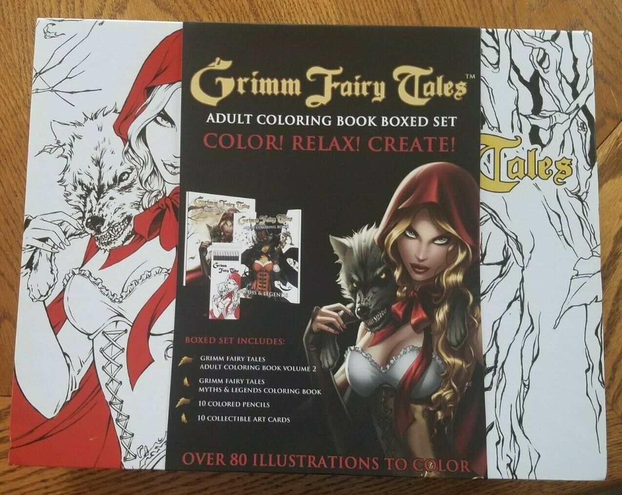 Grimm Fairy Tales Adult Coloring Book  Shop Zenescope – Zenescope  Entertainment Inc