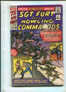 SGT. FURRY ANNUAL #1 (2.0) COMMISION IN KOREA!! 1965