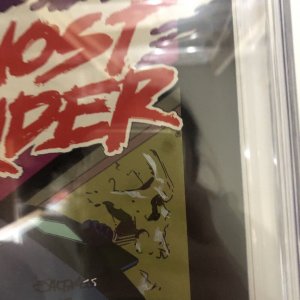 Ghost Rider (1990) V2 # 1 (CGC 9.6 SS) Signed & Sketch Javier Saltares* Marvel