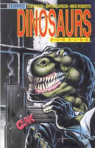 DINOSAURS FOR HIRE #5, VF/NM, Tom Mason, T-Rex ,Eternity, 1988, more in store