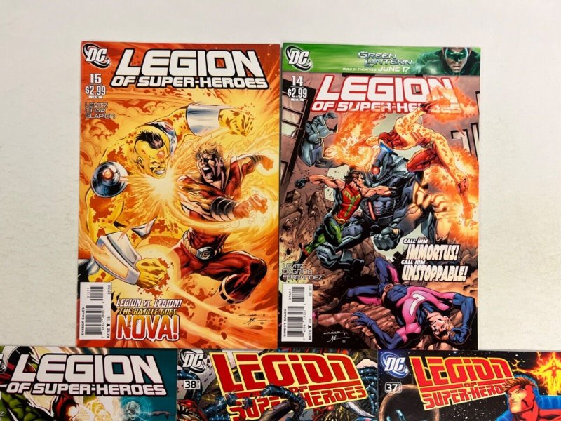 5 Legion DC Comic Books # 12 14 15 37 38 Wonder Woman Batman Superman 58 JS44