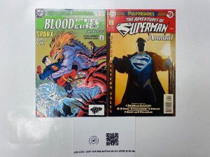 2 Adventures of Superman Annual DC comic book #5 9 36 KM9