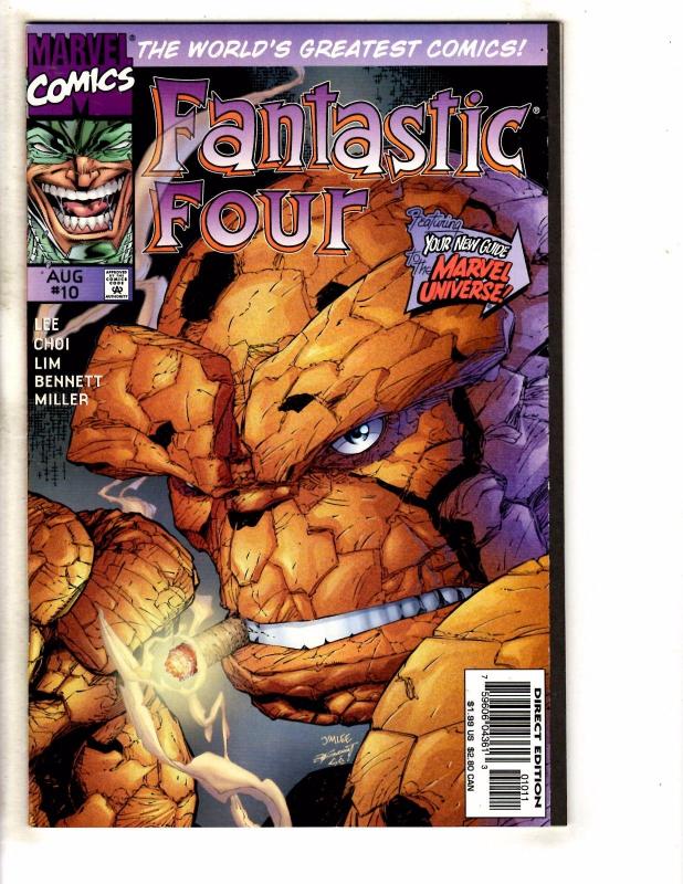 Lot Of 7 Fantastic Four Marvel Comics # 7 8 9 10 11 12 13 Thing Doom TW53