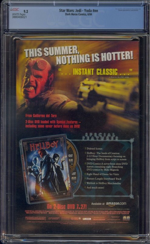 STAR WARS JEDI YODA #NN CGC 9.2