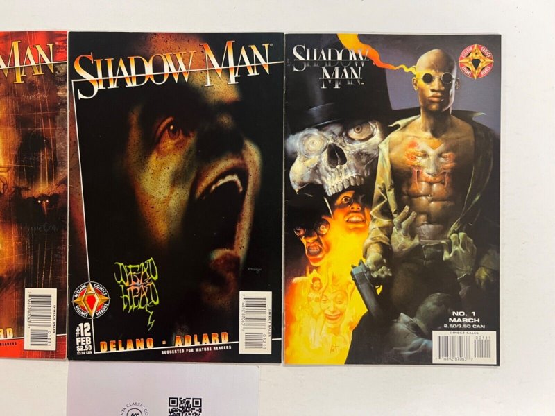 3 Shadow Man Indie Comic Books # 1 12 13 78 JS35