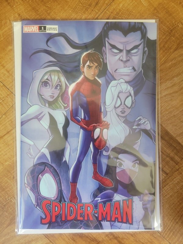 SPIDER-MAN #1 CHRISSIE ZULLO NYCC EXCL VIRGIN VARIANT ULTIMATE FALL-OUT 4 HOMAGE 