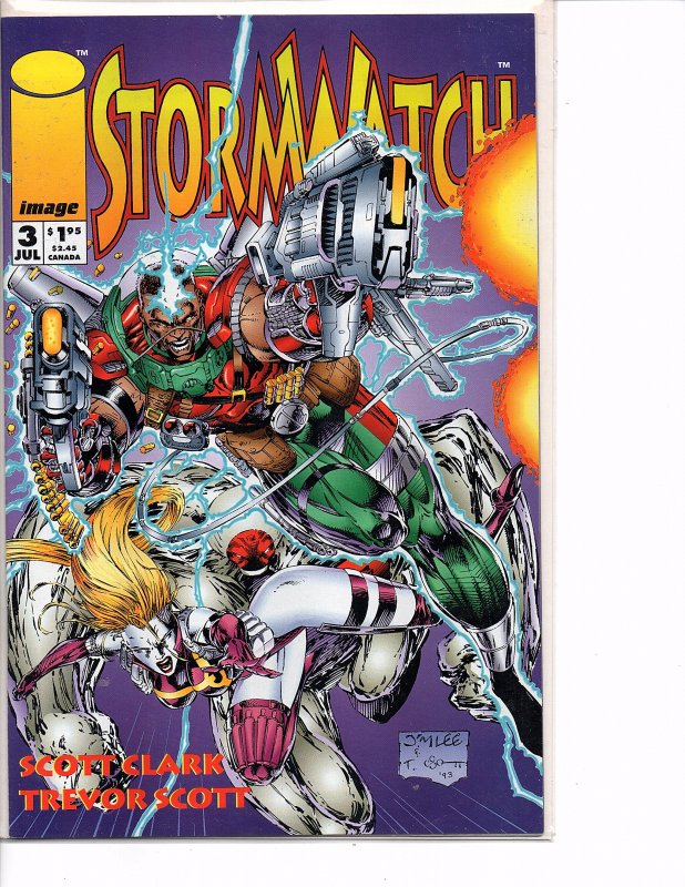 Image Comics (Vol. 1) Stormwatch #3 Jim Lee