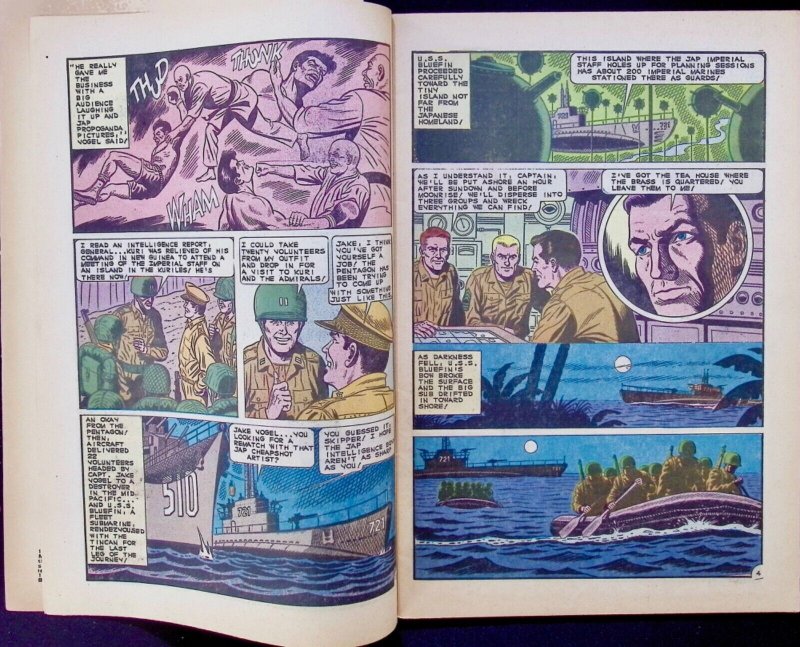 MARINE WAR HEROES Comic Issue 14 — 1966 Charlton Comics 32 Pages 12 Cent Cover