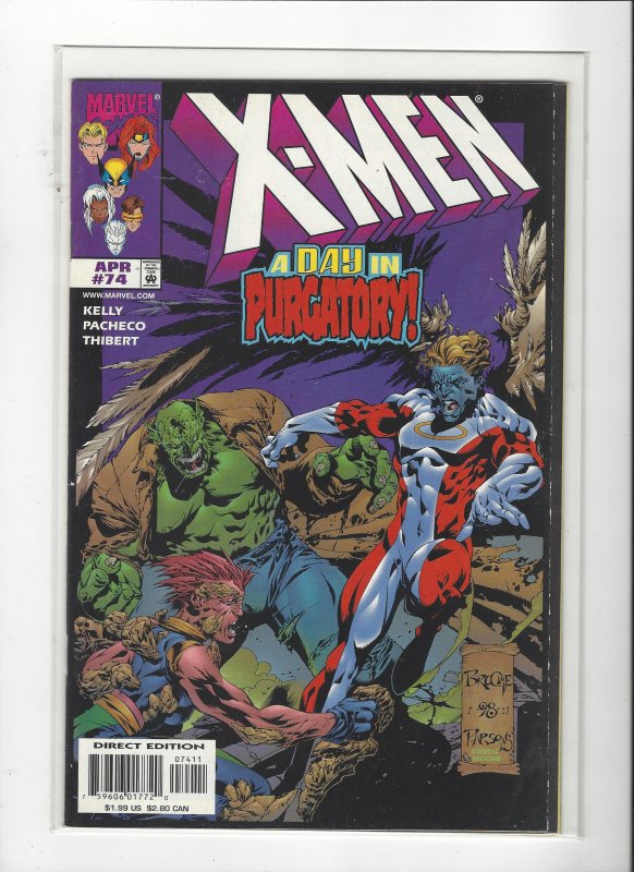 X-men #74 A Day in Purgatory  NM Marvel Comics